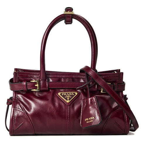 PRADA - Women's Small Bonnie Top Handle Bag