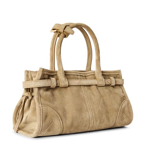 PRADA - Bonnie Medium Suede Handbag