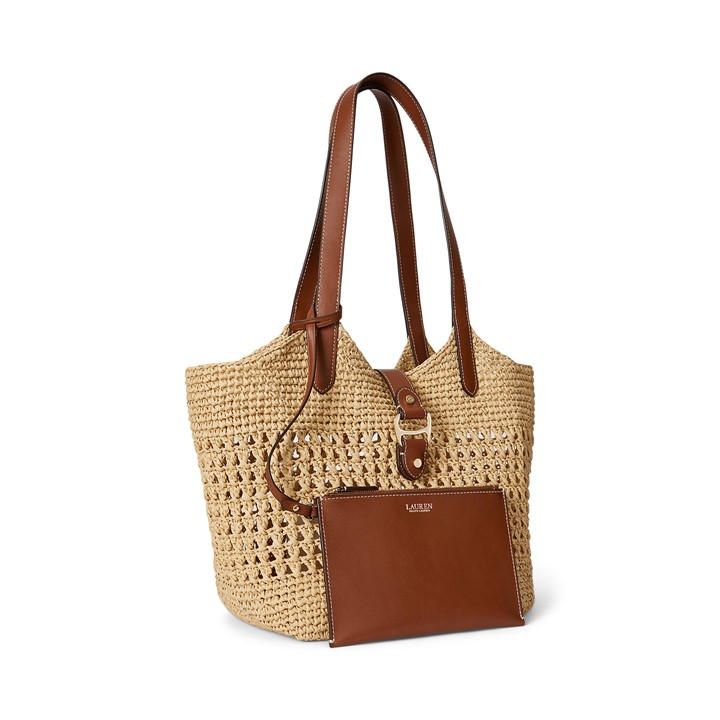 Lauren By Ralph Lauren Women's Brown Straw Bag