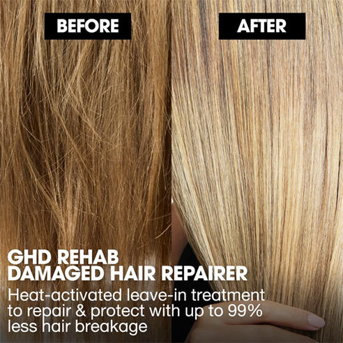 GHD - ghd Rehab Damaged Hair Repairer Heat-Activated Leave-In Strengthening Treatment