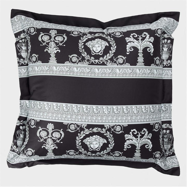 Versace Home Unisex Silver Baroque Sofa Cushion