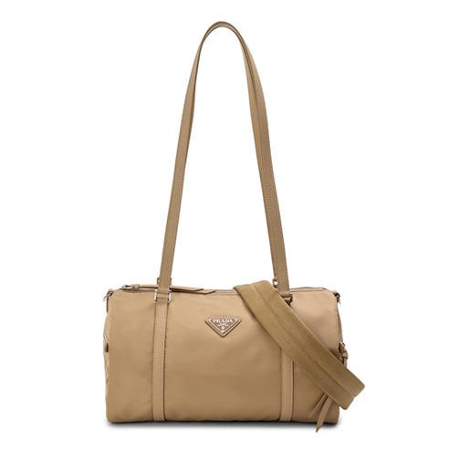 PRADA - Large Re-Nylon and Saffiano leather duffle