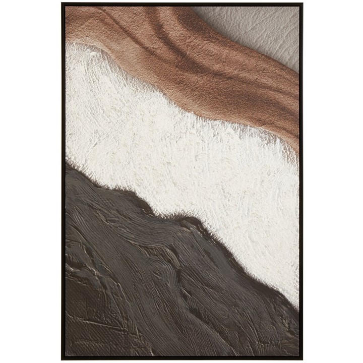 Premier Housewares Unisex Multi Astratto Textured Colour Wall Art