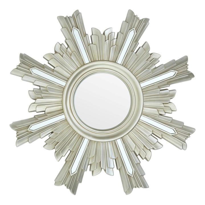 Interiors by Premier Cora Wall Mirror with Silver Finish Frame | £134. ...