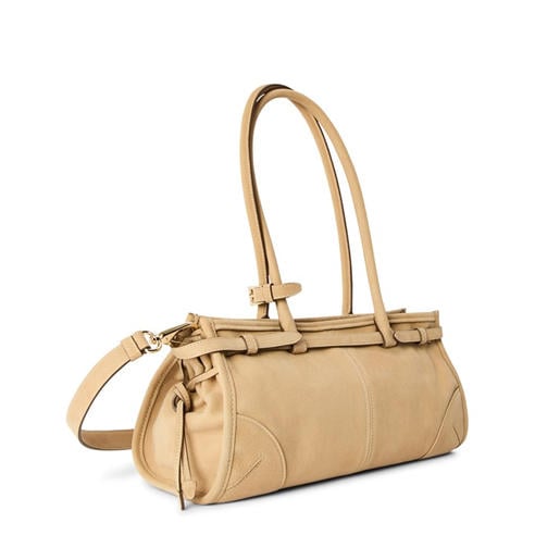 PRADA - Bonnie medium nubuck leather handbag