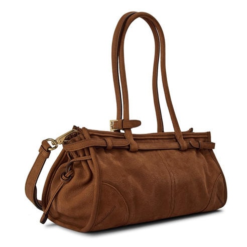 PRADA - Bonnie medium nubuck leather handbag
