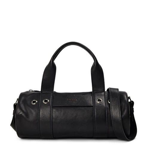 PRADA - Prada Route Large Leather Top Handle Bag