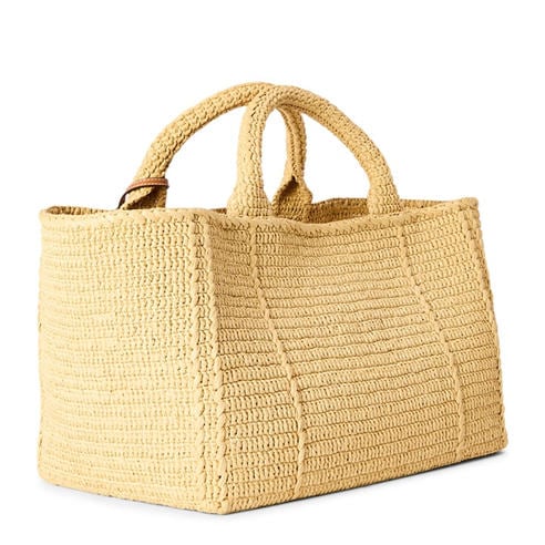 PRADA - Large crochet tote bag
