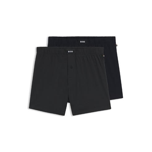 Boss - 2 Pack of Boxer Shorts in Stretch Cotton
