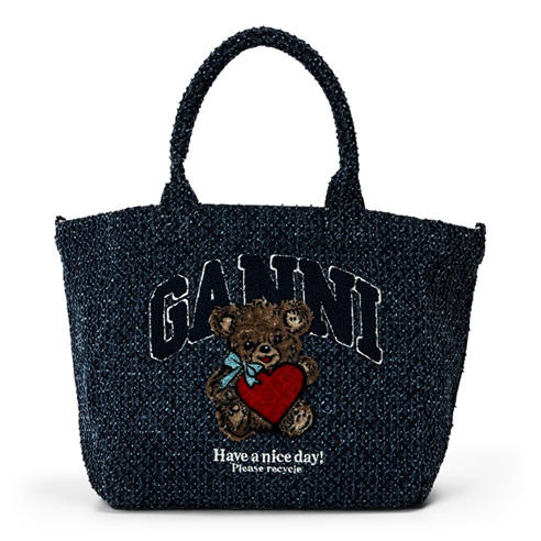 GANNI - Ganni Smll Shppr Dnm Ld62