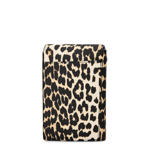 GANNI - Women's Travel Wallet Printed Zip Around Purse