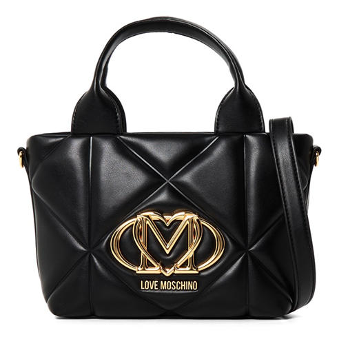 LOVE MOSCHINO - Women's XS Quilt Faux Leather Tote Bag