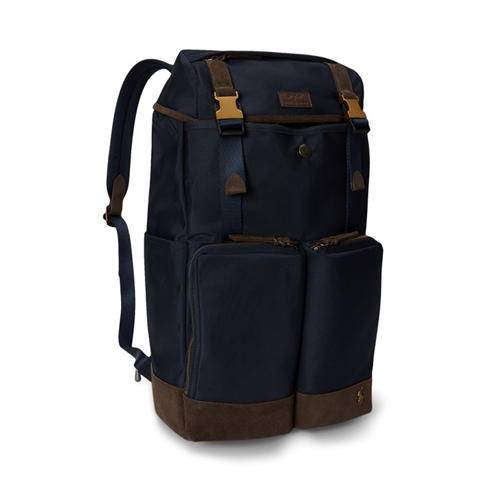 Polo Ralph Lauren - Large Suede Trim Backpack