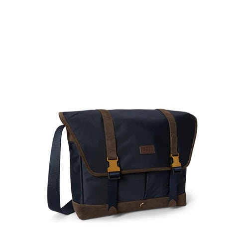 Polo Ralph Lauren - Medium Suede Trim Messenger Bag