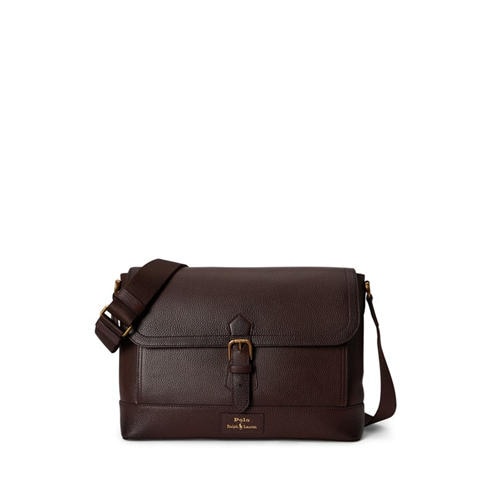 Polo Ralph Lauren - Pebbled Leather Messenger Bag