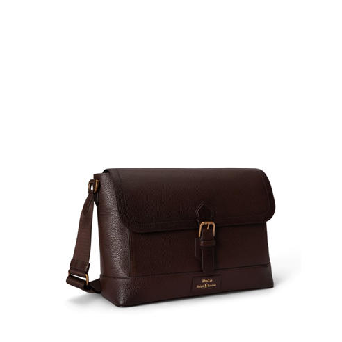 Polo Ralph Lauren - Pebbled Leather Messenger Bag