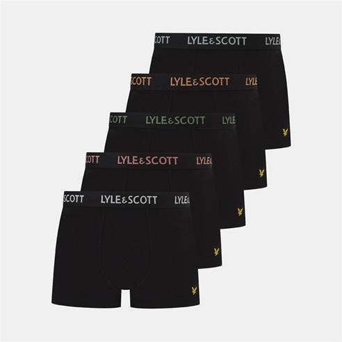 Lyle and Scott - Miller 5 Pack Boxer Shorts