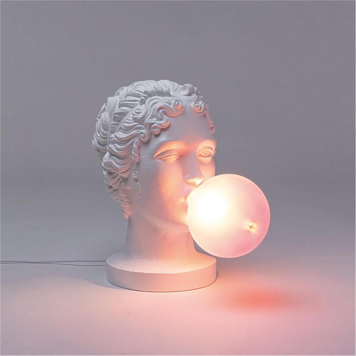 Seletti Unisex White Grace Bubblegum Lamp