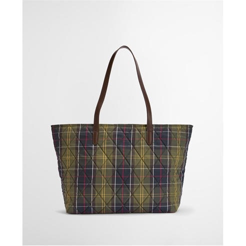 Barbour - Womens Wetherham Quilted Tartan Tote Bag