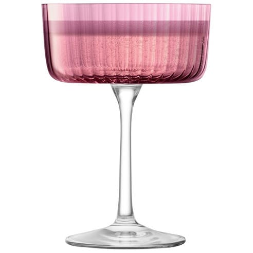 LSA - Assorted Gems Champagne Coupe Glass - Set of 4