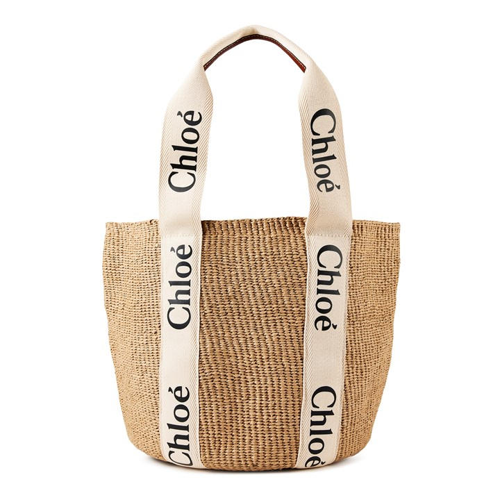 Chloe Women's Brown Woody Basket Bag