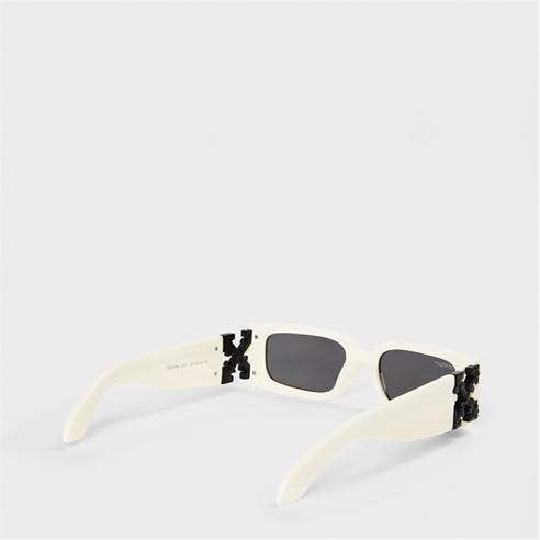 OFF WHITE - Women's Roma Acetate Full Rim Rectangle Sunglasses