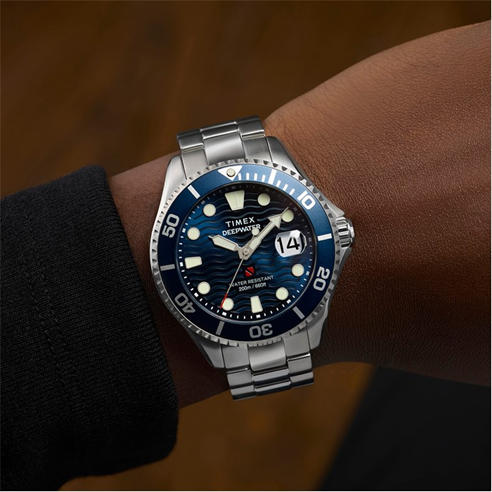 Timex - Men's Deepwater Water Resistant Analogue Quartz Watch