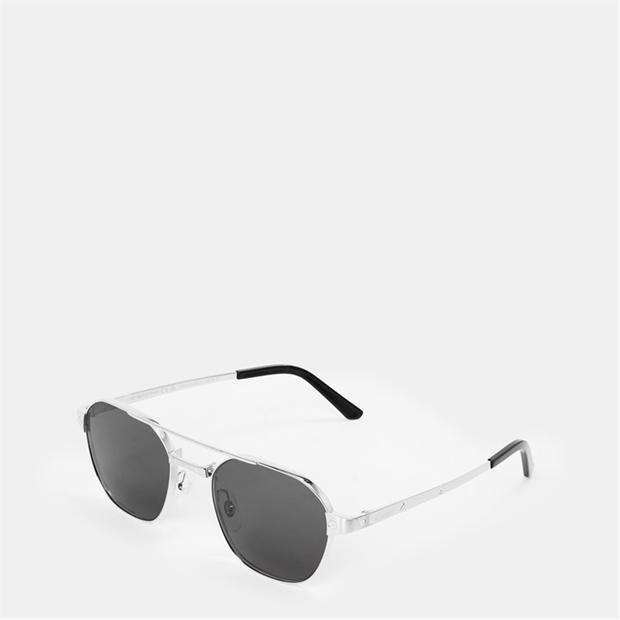 Silver/Blue - CARTIER - Men's Aviator Sunglasses