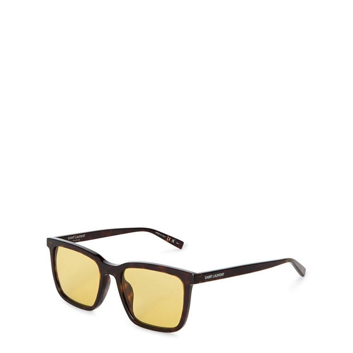 Saint Laurent Men's Black Sl 500 Square Sunglasses