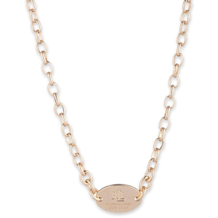 Ralph Lauren Women's Gold Logo Necklace