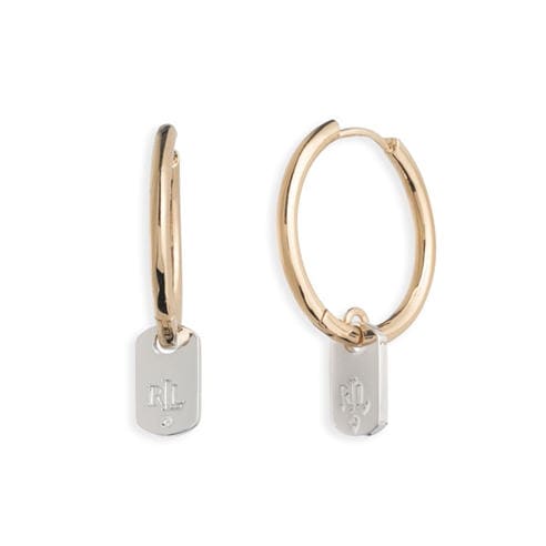 LAUREN RALPH LAUREN - Lauren Ralph Lauren Gold & Silver Tag Drop Earrings