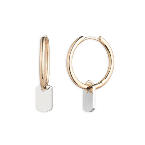 LAUREN RALPH LAUREN - Lauren Ralph Lauren Gold & Silver Tag Drop Earrings