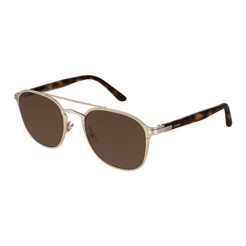 CARTIER - Cartier Mens Pilot CT0012S Sunglasses
