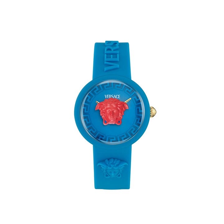 Versace Men's Blue Medusa Quartz Analogue Quartz Watch