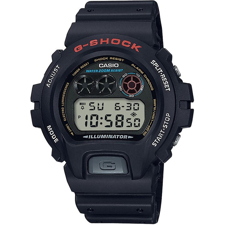 G Shock Men's Black Casio Dw 6900U Watch Sn54