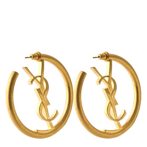 SAINT LAURENT - Saint Cassandre Hoop Ld63