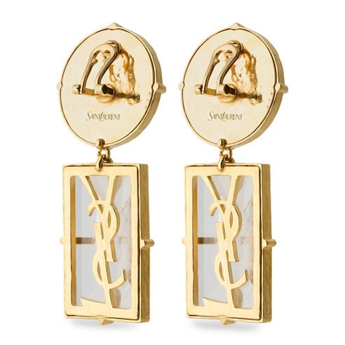 SAINT LAURENT - Women's Cassandre Drop Statement Earrings