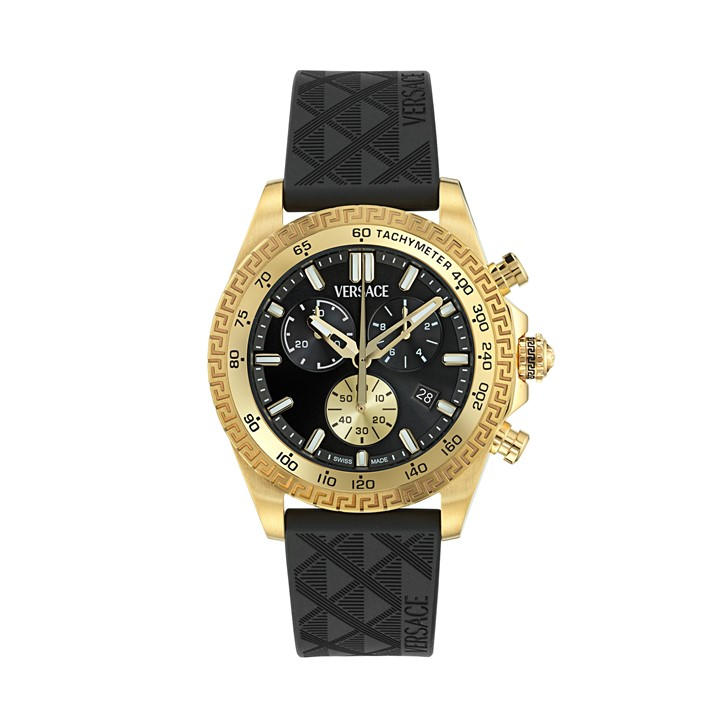 Versace Men's Black Chrono X Watch