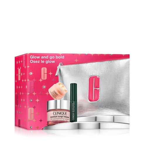 Clinique - Glow and Go Bold: Skincare + Makeup Gift Set
