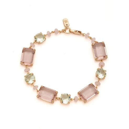 LAUREN RALPH LAUREN - Lauren Ralph Lauren Gold & Blush Multi Stone Bracelet