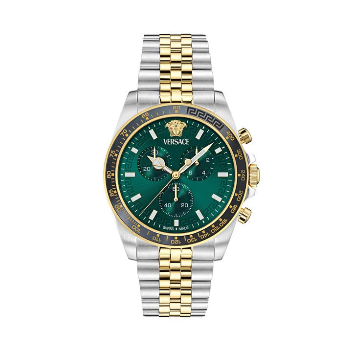Versace Men's Green Chrono Watch