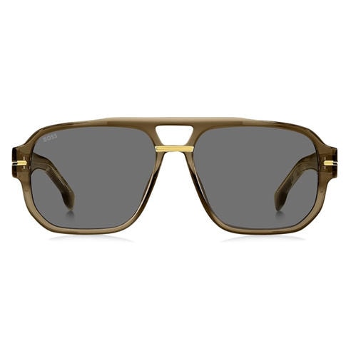 Boss - Men's Rectangular Round Sunglasses