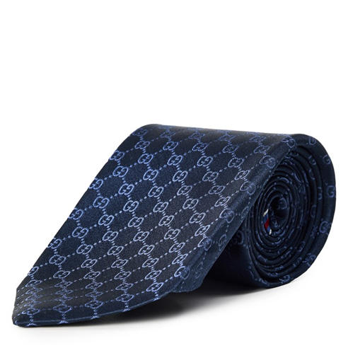 GUCCI - Men's GG Pattern Tie