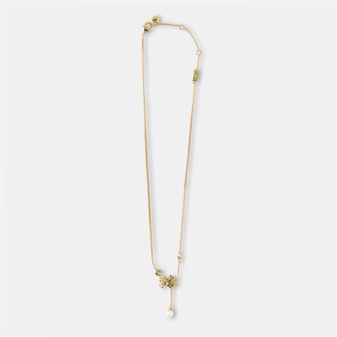 Coach - COACH CAT PEARL PENDANT NECKLACE