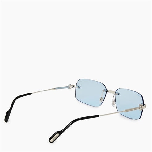 CARTIER - Cartier CT0271S Mens Rimless Rectangular Sunglasses