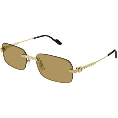 CARTIER - Men's Rimless Rectangle Sunglasses