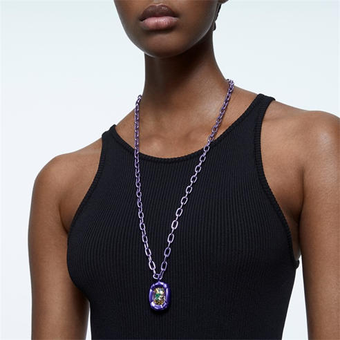 Swarovski - Dulcis pendant Cushion cut Purple