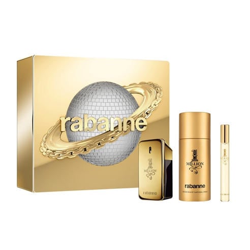 Rabanne - Rabanne Set 1 Million Eau de Toilette 50 ml + Deodorant 150 ml + Eau de Toilette 10 ml