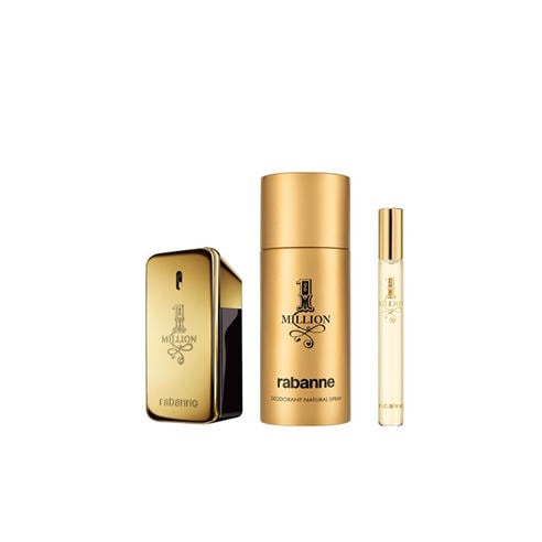 Rabanne - Rabanne Set 1 Million Eau de Toilette 50 ml + Deodorant 150 ml + Eau de Toilette 10 ml