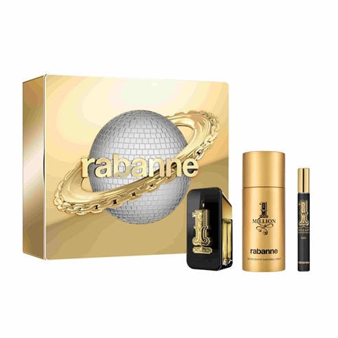 Rabanne - Rabanne Set 1 Million Black Eau de Parfum 50 ml + 10 ml + Deodorant 150 ml